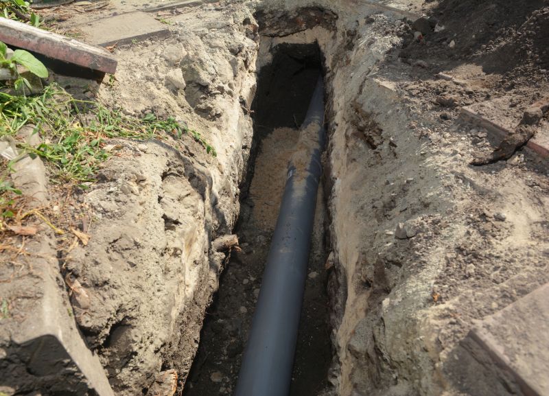Water Line Digging
